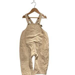 Cozy Kids Tan Corduroy Overalls - size 110